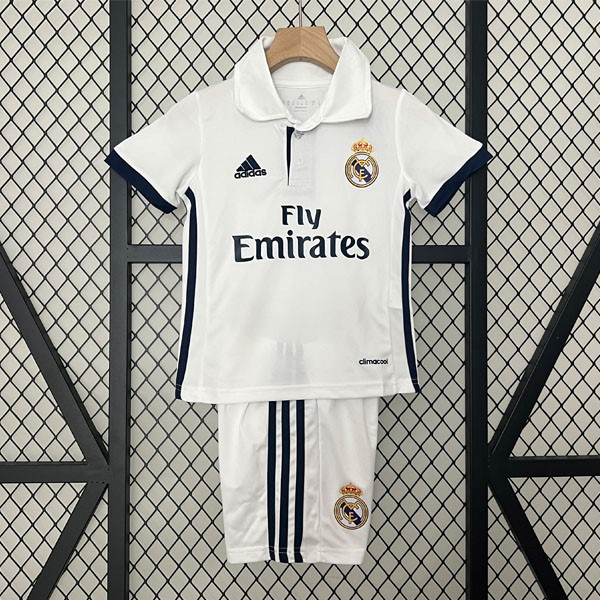 Camiseta Real Madrid 1ª Retro Niño 2016 2017
